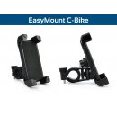 EasyMount C-Bike Fahrrad Handyhalterung, Smartphone Fahrradhalter für Handys von 3,5  bis 6,5 " iPhone 5s / 6 / 6Plus / 7 Samsung Galaxy S5 / S4 / S3 usw