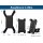 EasyMount C-Bike Fahrrad Handyhalterung, Smartphone Fahrradhalter für Handys von 3,5  bis 6,5 " iPhone 5s / 6 / 6Plus / 7 Samsung Galaxy S5 / S4 / S3 usw